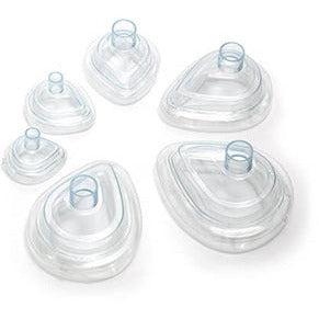 Economy, anaesthetic face mask, size 2, paediatric, no hook ring, 22F x35