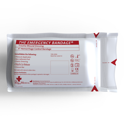 Israeli Emergency Trauma Bandage 4 Inch with Pressure Bar – Civilian
