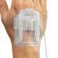 IV Glove 3.0 strapless IV securement gloves, pack of 25, showing sterile, flexible material for IV site stabilization.
