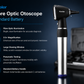 Keeler Fibre Optic Otoscope with standard battery showing a close-up of the handheld device and its light and viewing lens.