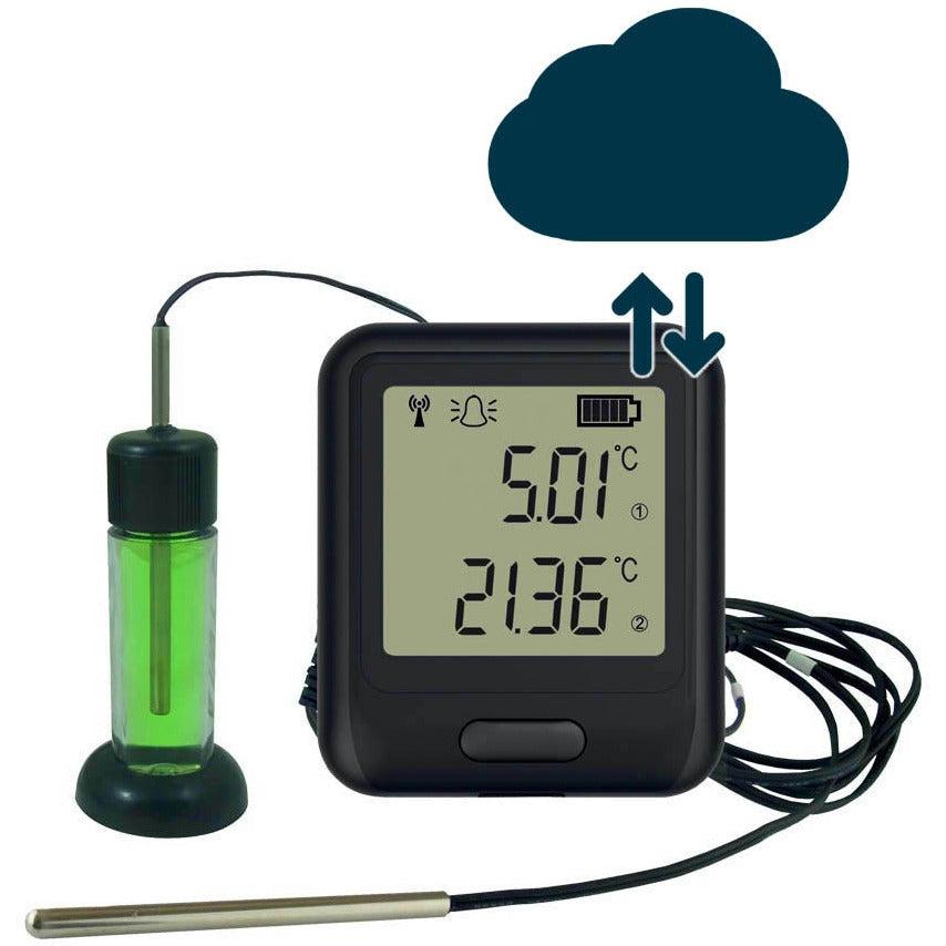 Lec 1-year cloud subscription for up to 3 loggers, featuring digital access and management of logger data in the cloud.