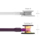 Littmann Cardiology IV Diagnostic Stethoscope: High Polish Rainbow & Plum - Violet Stem 6239