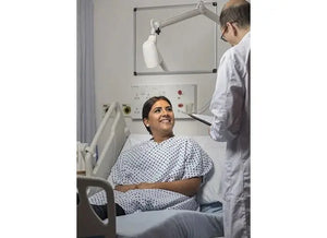 Luxo Carelite LED Generation II Bedhead Light - Dimmable, Integrated Night-watch Light, SteriTouch® - W105mmWhite Luxo