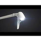 Luxo Carelite LED Generation II bedhead light with dimmable night-watch feature and SteriTouch® in white, 115mm size