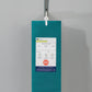 Marlux™ 4.2M universal anti-bac forest green curtain hanging, single panel, antimicrobial fabric, for hygiene and privacy.