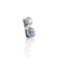 Pediatric attachment with clip for MD One Epoch Titanium stethoscope, accessory for pediatric auscultation in medical exams.
