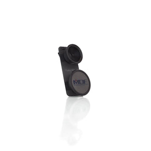 Pediatric blackout attachment with clip for MD One® Epoch® titanium stethoscope, accessory for pediatric auscultation.