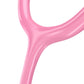 MDF Instruments Acoustica Pink Stethoscope with Pinkalloy and Cosmo tubing, featuring a pink chest piece and flexible pink tubing.