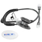 Black and Perla Noire MD One adult stethoscope by MDF Instruments with flexible tubing and dual-head chest piece.