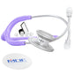 Pink pastel purple MD One® adult stethoscope by MDF Instruments with flexible tubing and dual head chest piece.