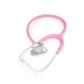 Pink MD One® Adult Stethoscope by MDF Instruments with flexible tubing and dual-sided chest piece, designed for medical professionals.