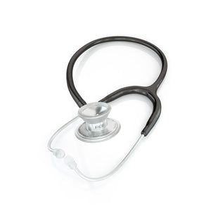 Black MD One® Epoch® Titanium adult stethoscope with dual head chest piece and flexible tubing, designed for medical professionals.