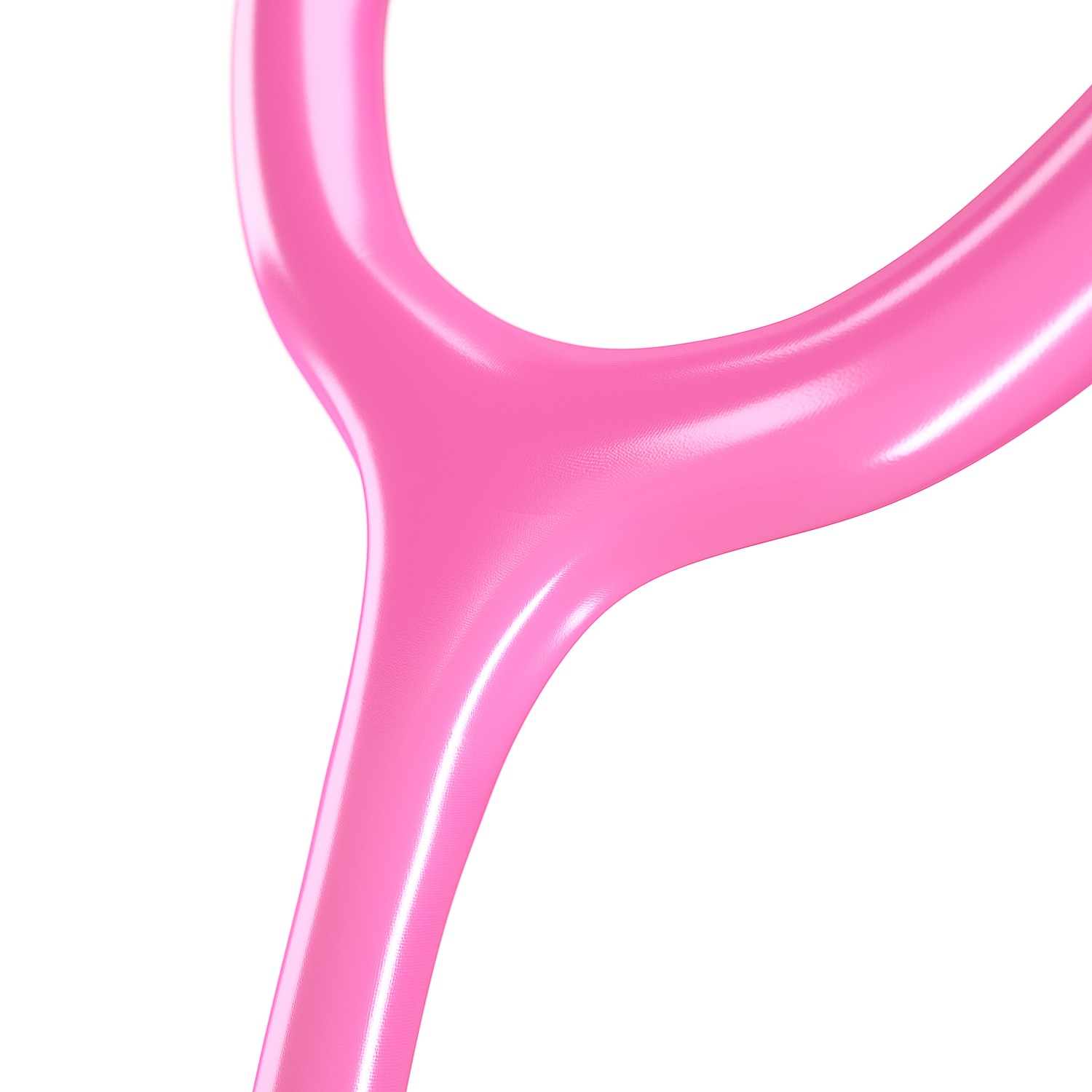 MD One® Epoch® Titanium adult stethoscope in fuchsia with flexible tubing and stainless steel chest piece by MDF Instruments.