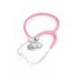 Pink MD One® Epoch® Titanium adult stethoscope by MDF Instruments, showing the sleek, lightweight design with dual-head chest piece.