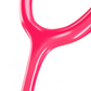 MD One Epoch Titanium adult stethoscope by MDF Instruments with raspberry-colored tubing and chest piece, designed for medical professionals.