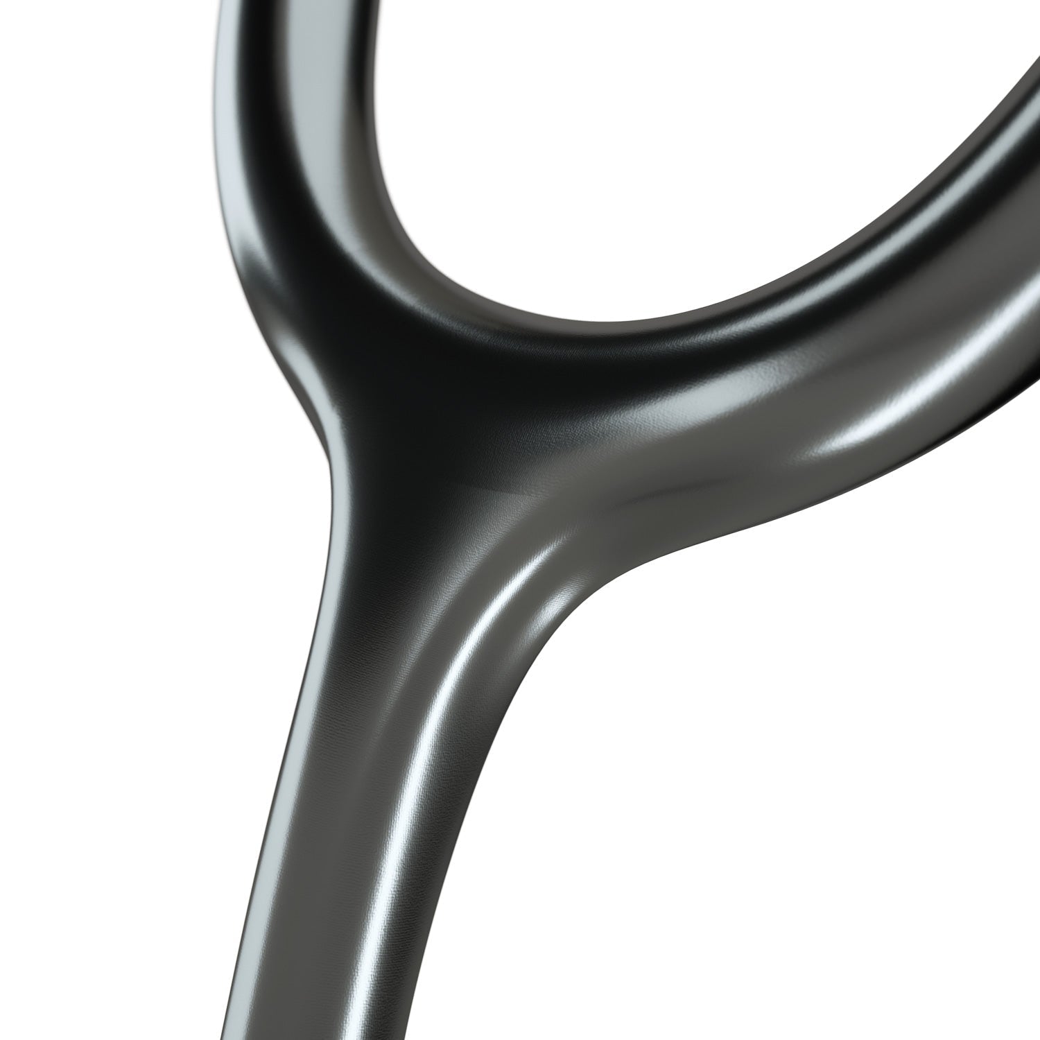 Black and white ProCardial adult cardiology stethoscope by MDF Instruments with flexible tubing and dual-head chest piece.