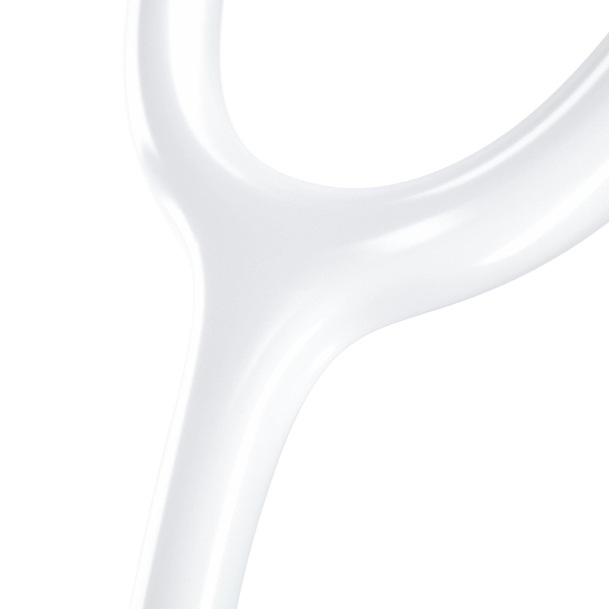 MDF Instruments ProCardial adult cardiology stethoscope with white tubing and rose gold chest piece, designed for medical professionals