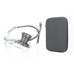 MDF Instruments ProCardial titanium adult cardiology stethoscope with Carrera marble and Metalika finish, in a protective case.