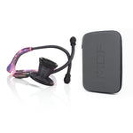 MDF Instruments ProCardial Titanium adult cardiology stethoscope in galaxy and blackout colors with carrying case.