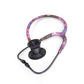 ProCardial Titanium adult cardiology stethoscope by MDF Instruments with Galaxy/BlackOut tubing and carrying case.