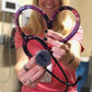 MDF Instruments ProCardial titanium adult cardiology stethoscope with galaxy and blackout finish, shown with carrying case.