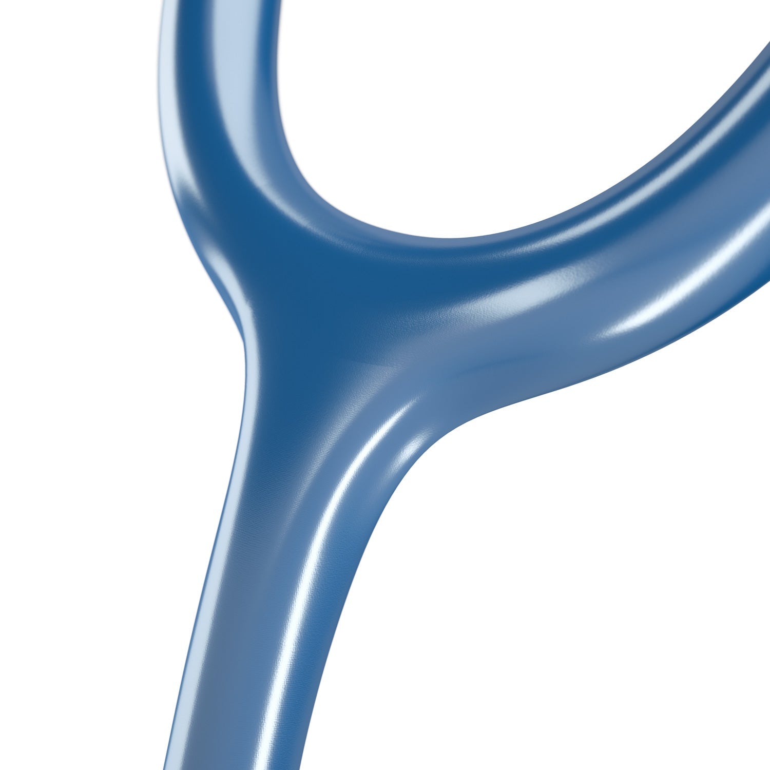 Navy blue ProCardial titanium adult cardiology stethoscope by MDF Instruments with dual head and adjustable eartips.