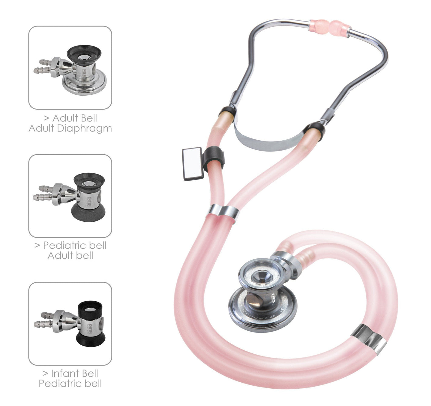 Sprague Rappaport Stethoscope - Translucent Pink
