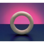 Milex silicone ring folding pessary, size 4, 70mm outer diameter, made by Mediplus, shown in a close-up image.