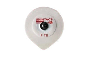 Skintact F-TB ECG electrode with adhesive backing for medical monitoring use