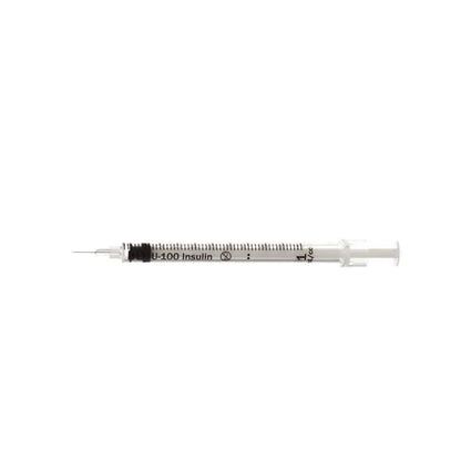 Micro Fine 1ml U100 Insulin Syringe 29G x 12.7mm Needle x 100