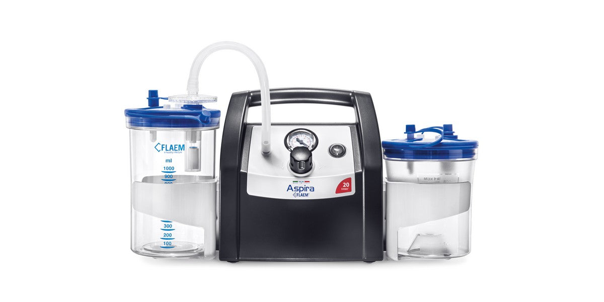 Flaem Aspira Plus 20lt Professional Desk Type Suction Unit (AS21P00) Carey Medical