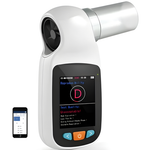 Ningbo Contec SP70B hand-held spirometer with Bluetooth connection for lung health monitoring and respiratory assessment.
