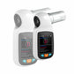 Ningbo Contec SP70B handheld spirometer with Bluetooth, showing device with digital display and mouthpiece for lung monitoring.