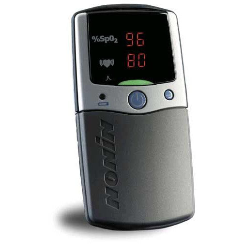 Nonin 2500 PalmSAT handheld pulse oximeter with paediatric infant and neonatal sensors