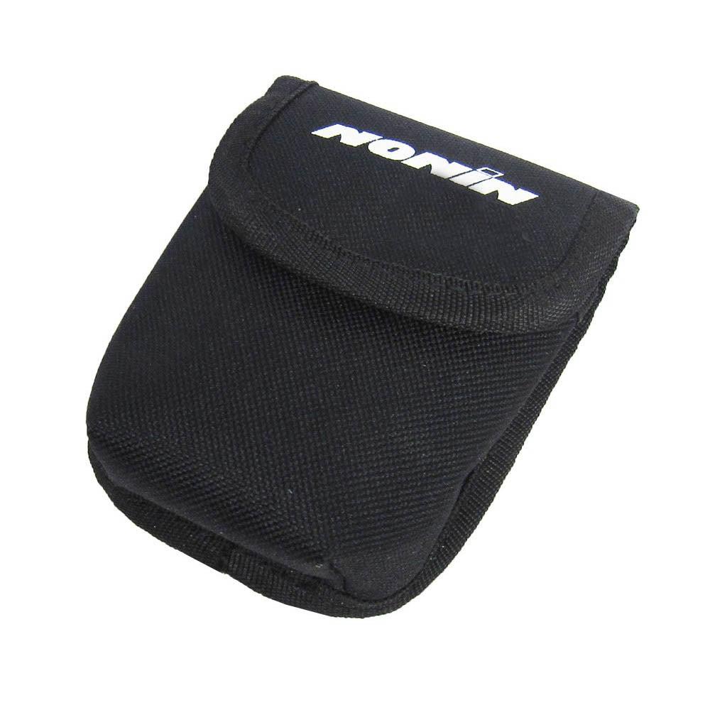 Nonin branded black soft carry case for finger pulse oximeters