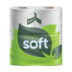 Northwood 2-ply toilet roll 4-pack, showing soft white toilet paper rolls with 200 sheets each on a plain background.