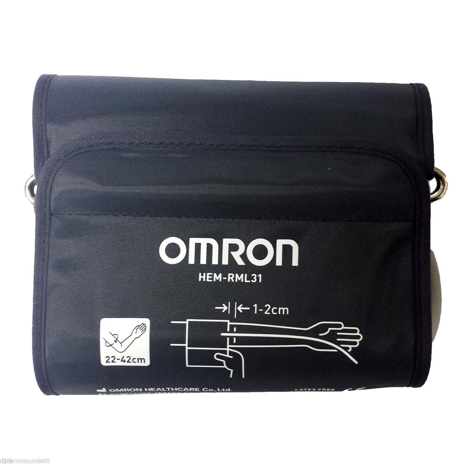 Omron replacement blood pressure cuff for Boots monitors, 22-42cm, flexible cuff with fabric exterior for accurate readings.