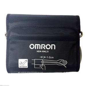 Omron replacement blood pressure cuff for Boots monitors, 22-42cm, flexible cuff with fabric exterior for accurate readings.