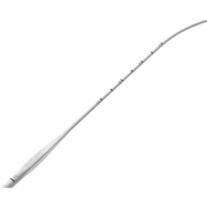Set of 10 Pelican uterine sound dilators with smooth, slender shafts and rounded tips for medical examination and procedures.