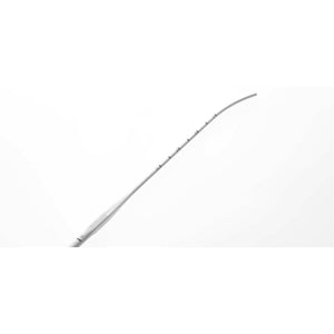 Set of 10 Pelican uterine sound dilators with smooth, metallic tips for gynecological examinations and procedures.