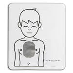 HeartStart Infant/Child Pad Placement Guide