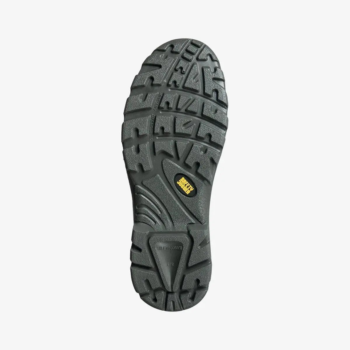 Black EOS Metal Free Unisex Safety Boot by PLS Medical, showing sturdy leather upper and slip-resistant sole.