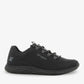 Black Roman Memory Foam Nursing Shoe for Men by PLS Medical, featuring cushioned insole and supportive design.