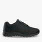 Kassie unisex professional shoes by PLS Medical showing black slip-on design with cushioned soles and supportive fit.