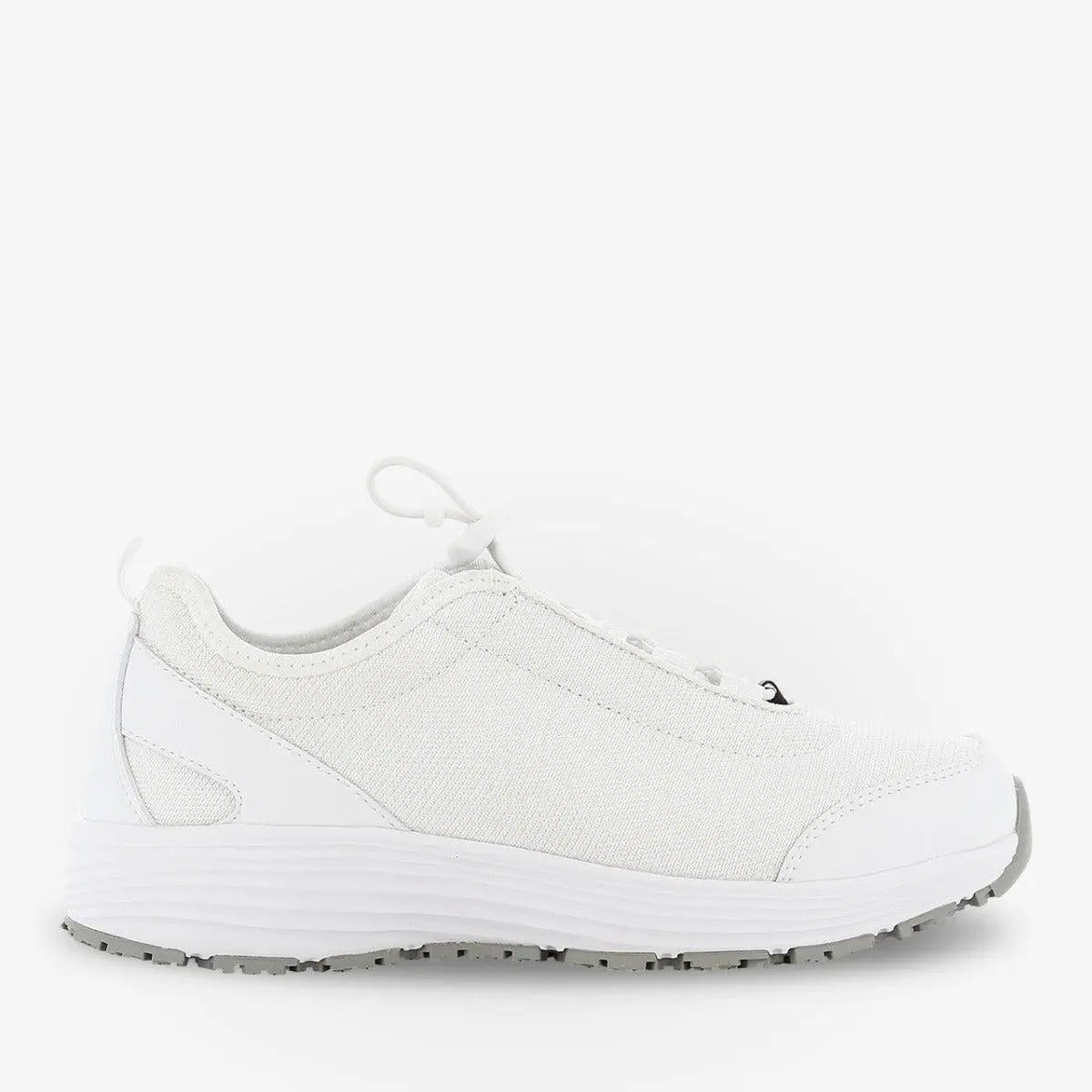 Maud Mesh Nursing Shoe for Ladies by PLS Medical, showing breathable mesh design and comfortable slip-on style for healthcare professionals