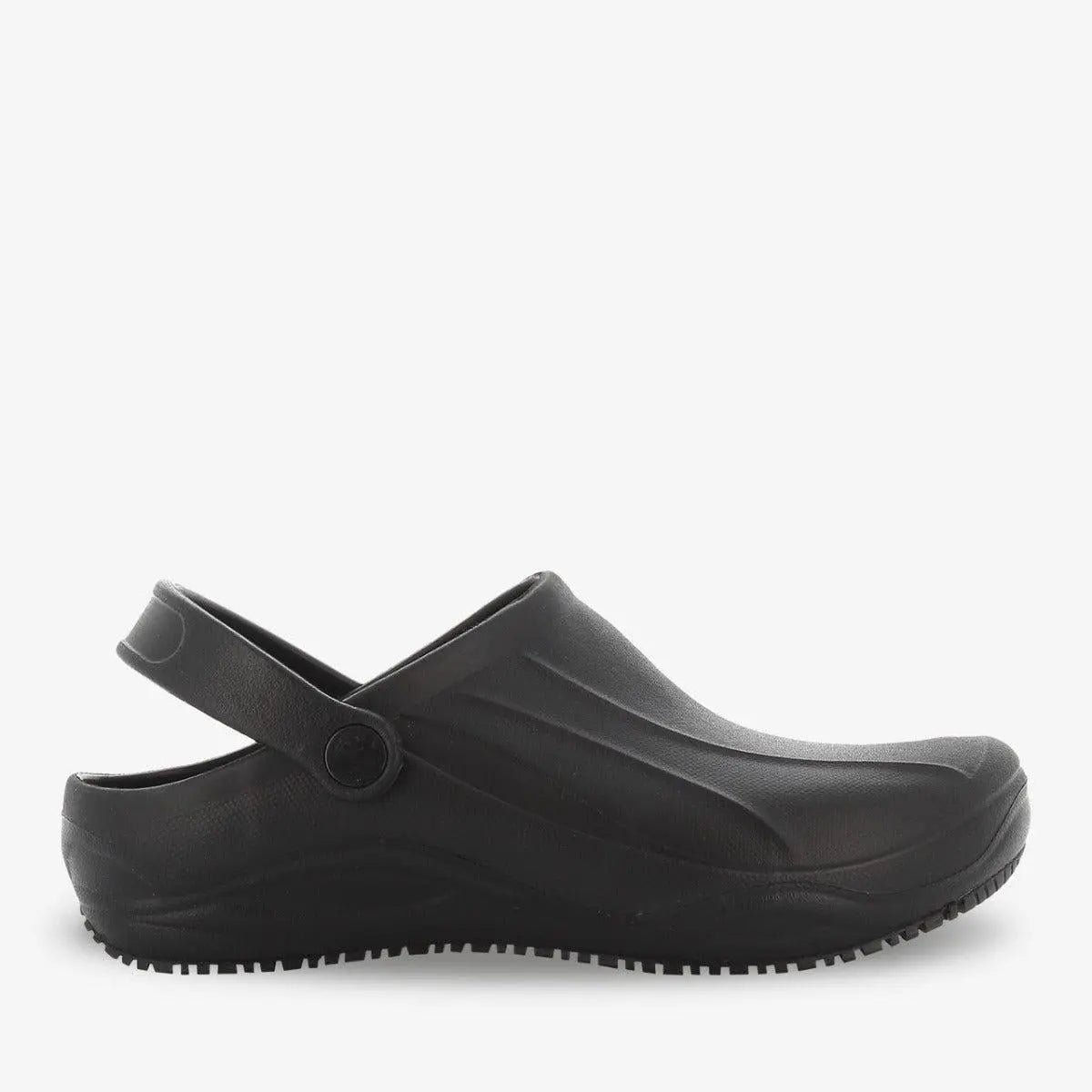 Oxypas Smooth unisex nurse clog by PLS Medical with anti-static and anti-slip soles, ideal for healthcare professionals.