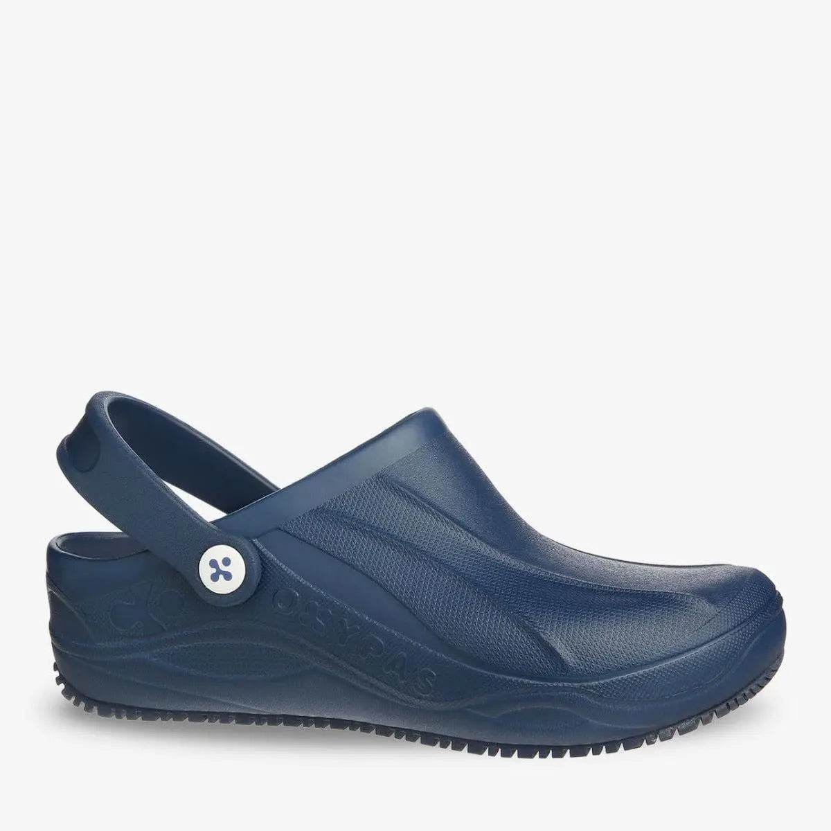 Oxypas Smooth unisex theatre nurse clog with anti-static and anti-slip soles, designed for medical professionals.