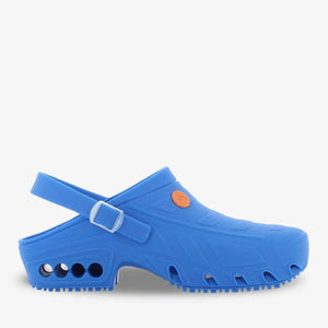 OxyClog autoclavable nursing clog by PLS Medical, showing a comfortable, slip-resistant footwear designed for healthcare professionals.