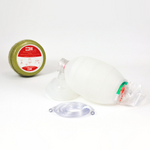 Pocket BVM Collapsible Adult Bag Valve Mask with Oxygen Tubing