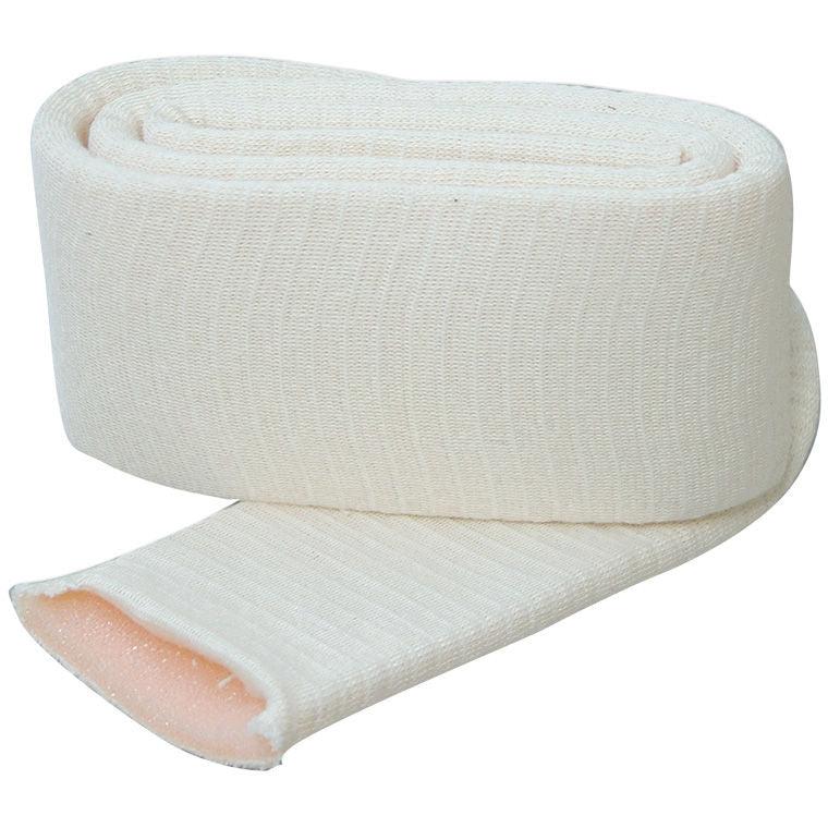 Large white Podopro tubular padding, 9.5cm by 90cm, shown in a close-up view on a plain background.